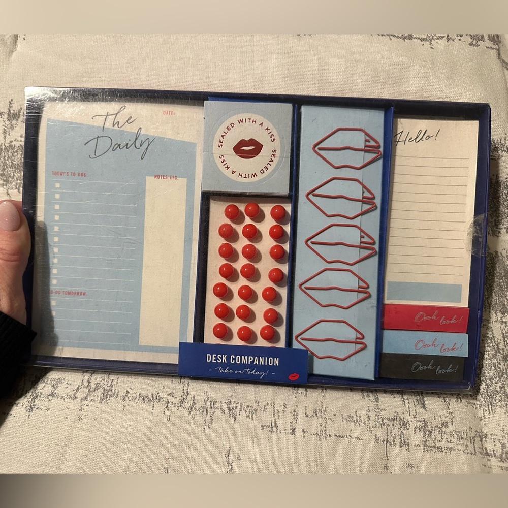 Anthropologie Elum Desk companion planner NWT